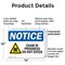 Signmission Exam In Progress Do Not Enter OSHA Notice Sign, Plastic, 14in W x 10in L, 2PK OS-2PACK-NS-P-1014-L-12201 - alternate 7